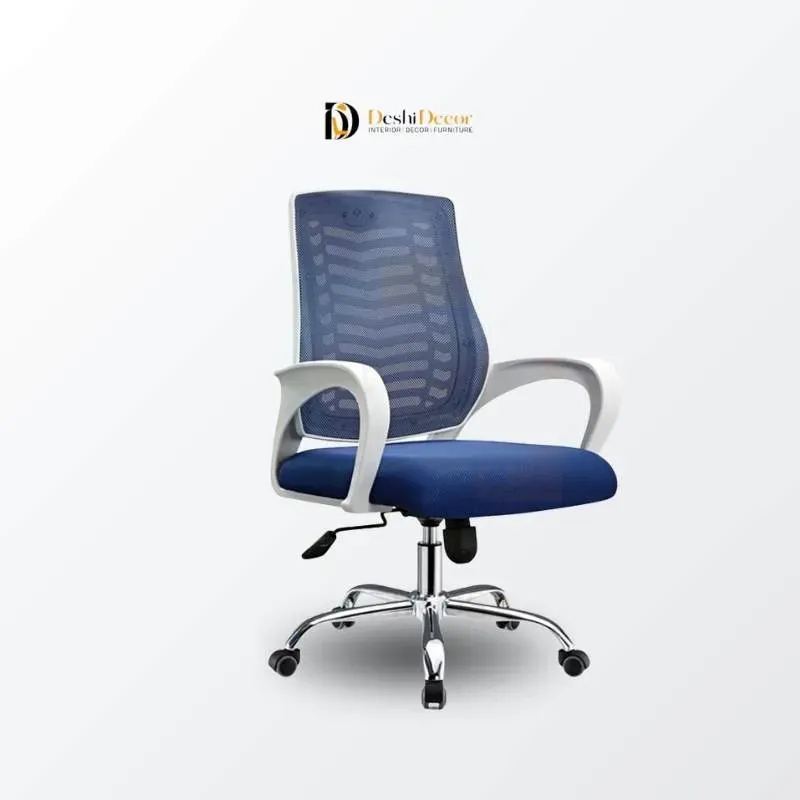 V Mesh Executive Chair without Headrest (blue)