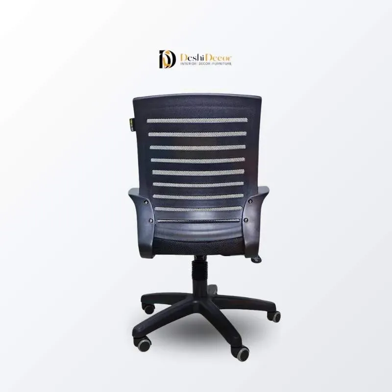 Breathable Mesh Executive Chair (side facing view)