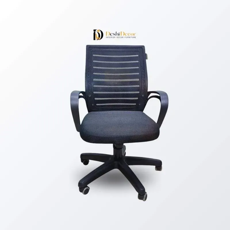 Breathable Mesh Executive Chair (side facing view)