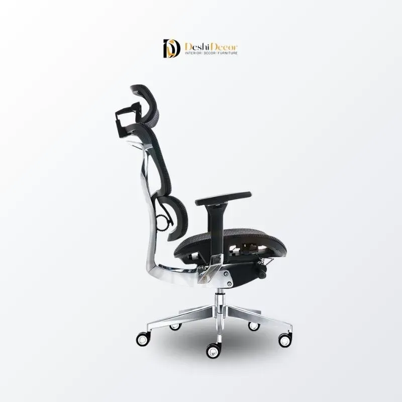 Stylish Ergonomic Mesh Boss Chair (components)