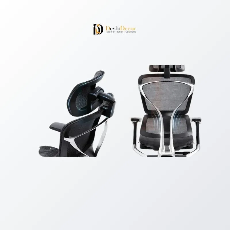 Stylish Ergonomic Mesh Boss Chair (components)